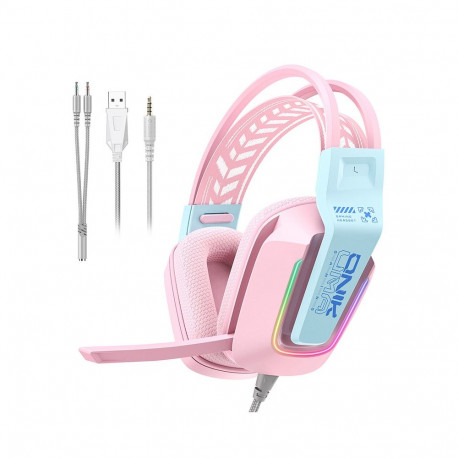ONIKUMA X13 gaming headphones (pink)