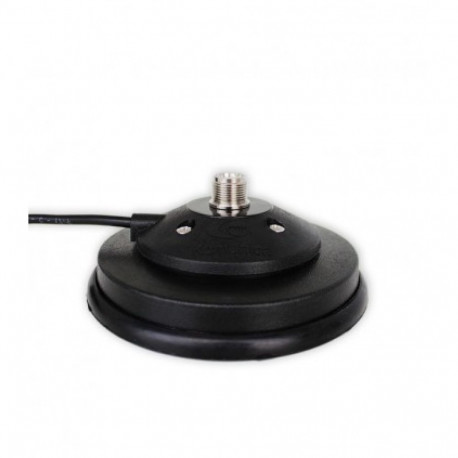 Magnetic base reinforced, 12cm PL + 5 mts RG-58