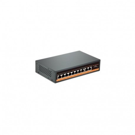 PoE switch 8x100Mbps PoE + 2x Gigabit UPLINK, 120W
