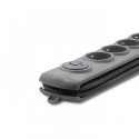 Quick Switch pistikupesa ülepinge kaitsega 4-pesaga 1,5m, hall
