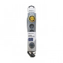 Quick Switch pistikupesa ülepinge kaitsega 4-pesaga 1,5m, hall