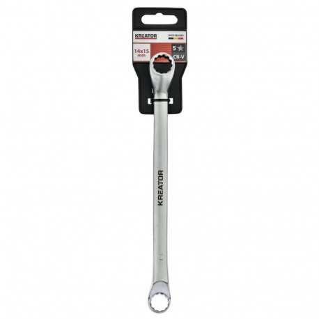 Double ring spanner KREATOR KRTH30305 175mm 14x15mm
