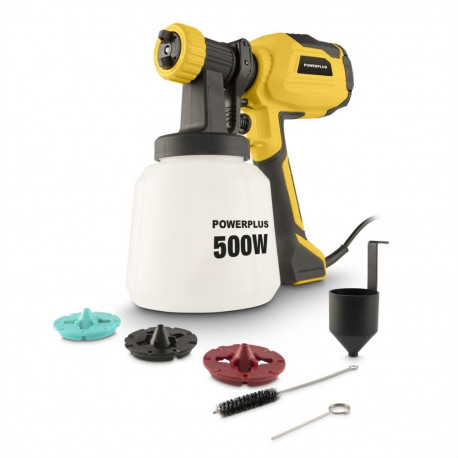 Paint spray gun 500W, POWERPLUS, POWX352, 3 spray patterns, 300 mm spray width