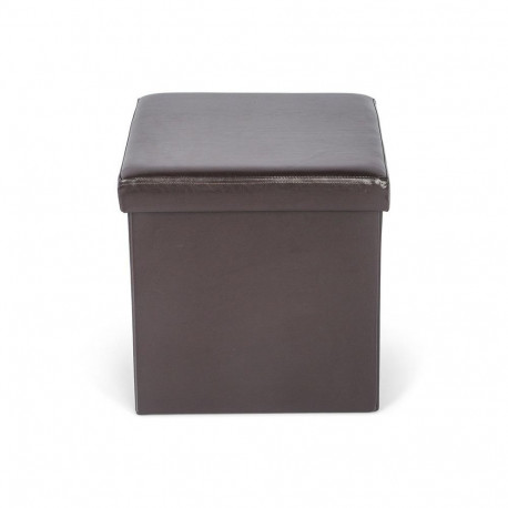 pouf Mateo MDF hoiuga, tumepruun