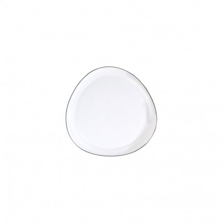 PLATE 20.3CM A154 WITH BLACK RIM