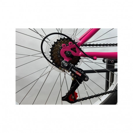 Maastikuratas MTB 24 teras 18V meeste, roosa