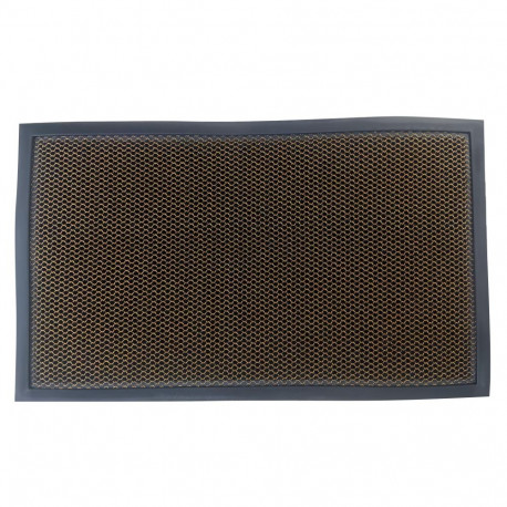 Uksematt poly/rubber 3D H1x40x60cm, oranž