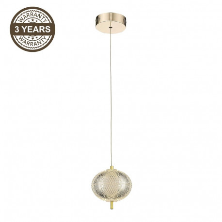 LED rippvalgusti A2360-1A kuldne