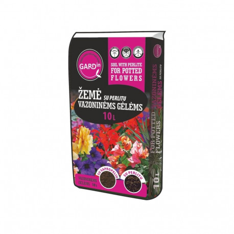Flow Gardin perliidiga potilillemuld 10L
