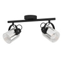SPOT LIGHT BERREGAS 2XE27 BLACK/CHROME