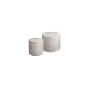 COFFEE TABLE BEIGE SET 38X36 48X40