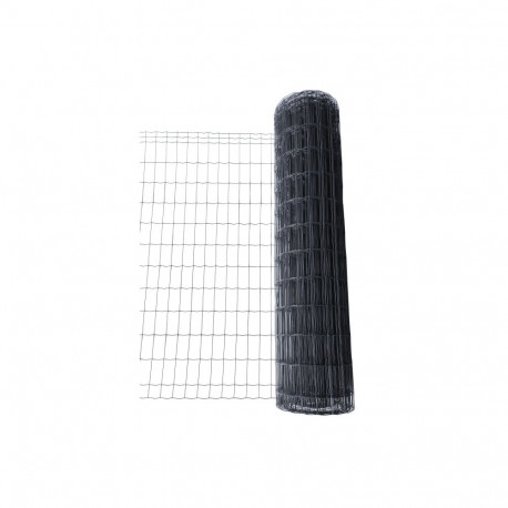WELDED MESH PVC 2.1X100X50X1200 25M GREY