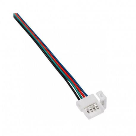 RGBW LED-riba pistik 12 mm 15 cm kaabliga