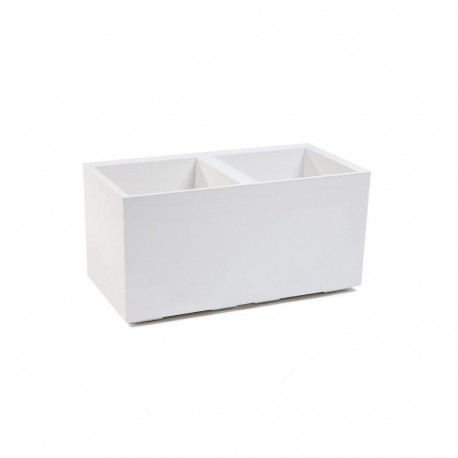 Karo plastikust lillepott 80x40x40cm kreemikas