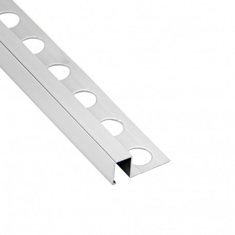Alumiiniumist U-profiil R10x10mm/2.6m matt valge