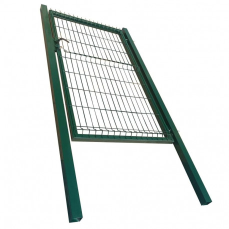 WICKET WITH PANEL 1000X1730 GREEN 60X60