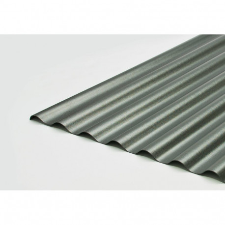 PVC SHEET WBS SINUS 1.2X900X2000MM BLACK