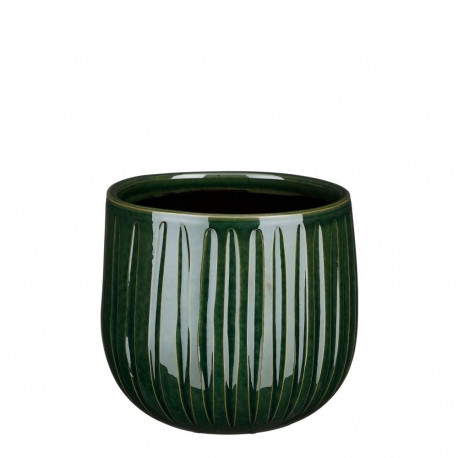 CERAMIC POT PABLO D18 H16CM GREEN RIBBLE