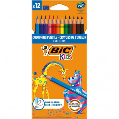 COLORING PENCILS EVOLUTION WALLET 12