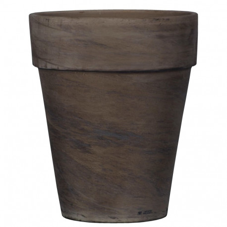 Lillepott BASALTXL 17cm tumepruun