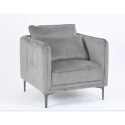 ARMCHAIR LIGHT GREY MAKULA