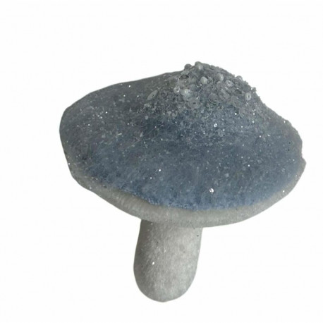 Sinine jõulukaunistus seen 8cm