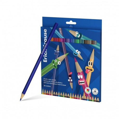 COLOR PENCILS TRIANGULAR 24 COL. 61806