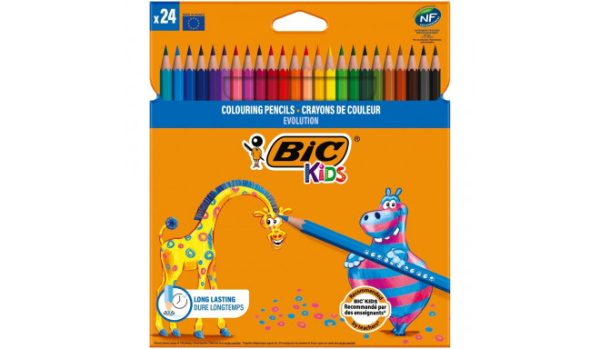 EVOLUTION COLOURING PENCILS 24PCS