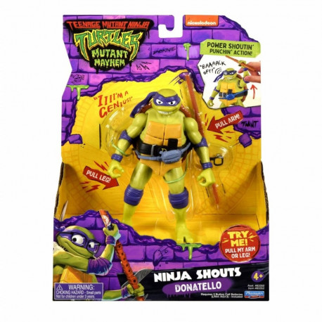 TOY FIGURE NINJA SHOUTS DONATELLO TMNT