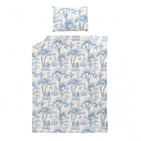 Tropical Eden satiinist voodipesukomplekt 140x200