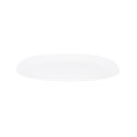 PLATE SQUARE OVAL 34.3CM WHITE
