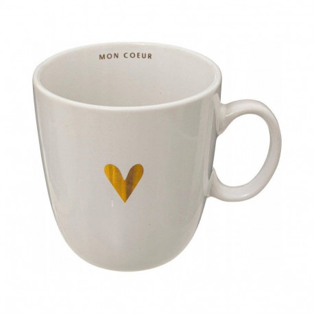 MUG 300ML GOLDEN HEART