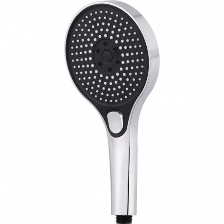 SHOWER HEAD DX6201YC CHROME/BLACK
