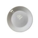 PLATE FLAT 17.8CM WHITE