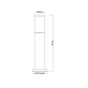 POST LIGHT CORTE DH3430-450 E27 45CM