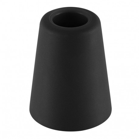 DOOR STOP 60S 48X60MM BLACK 1PCS