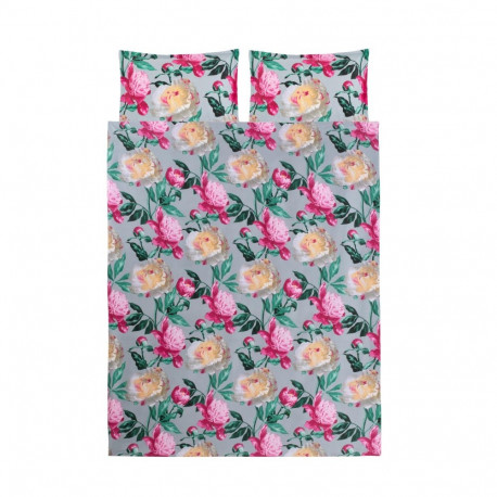 BEDDING COVER SET FLOWER1 100PES 160x200