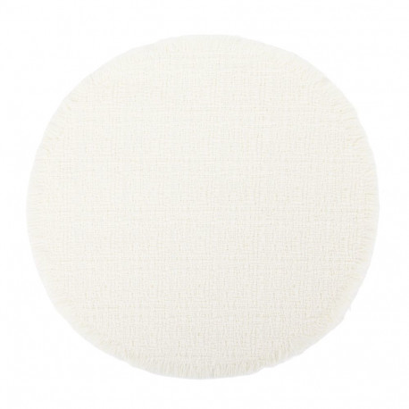 PLACEMAT NATURAL WHITE D38CM