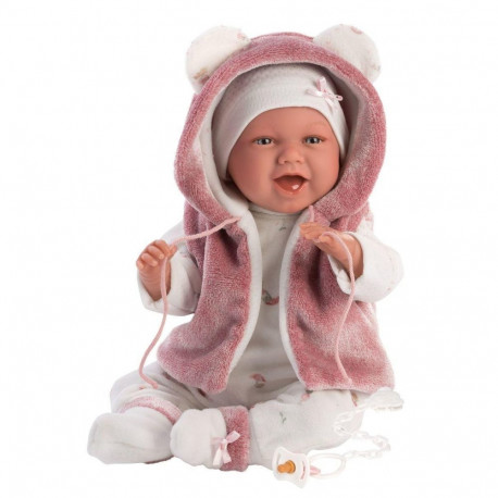 nukk beebi Llorens Mimi fuksia 42cm
