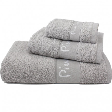 TOWEL SETX3 PIER CARD 2224 SILVER 450GSM