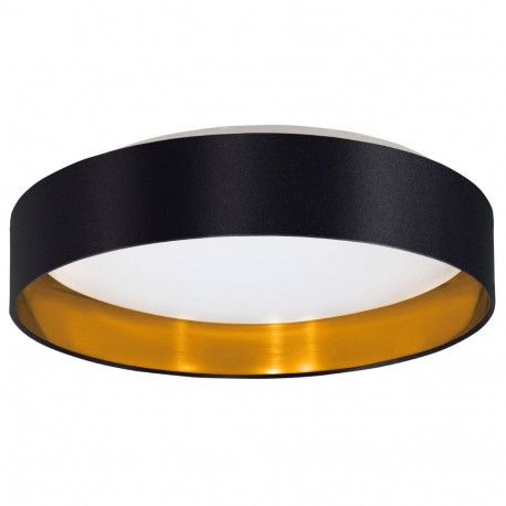 plafond LED Maserlo 38 cm 99539 must/kuld