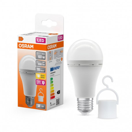 LED pirn E27 A60 8W 806lm 2700K laetav