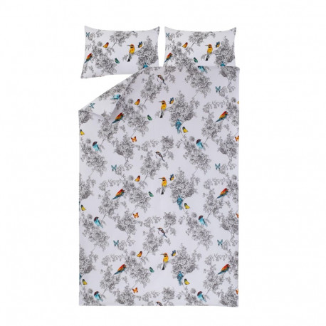 voodipesukomplekt Bird Wilde satiin 160x200CM