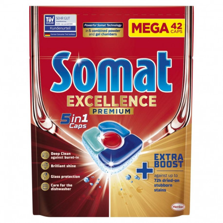 Somat Premium nõudepesukapslid 42 tk