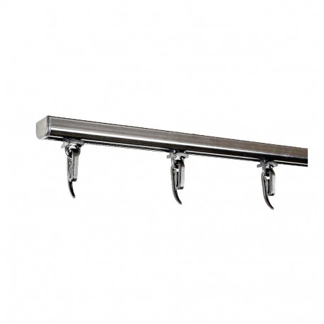 PROFILE D ALUMINUM 300CM BLACK