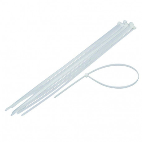 kaablisidemed 7.5x370mm 100 tk valged