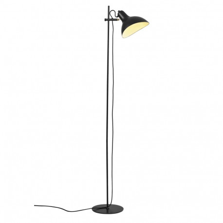 FLOOR LIGHT AROUND E27 BLACK