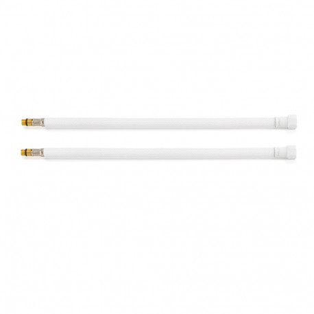 segisti voolik 2x50cm M10-L15.5 F1/2 valge