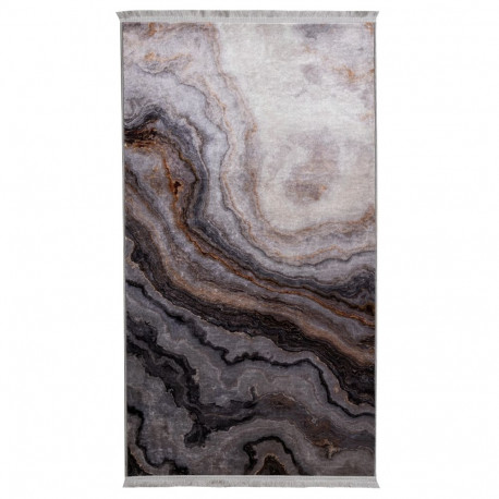 CARPET PRINTED AGAT 1.6X2.3M GREY