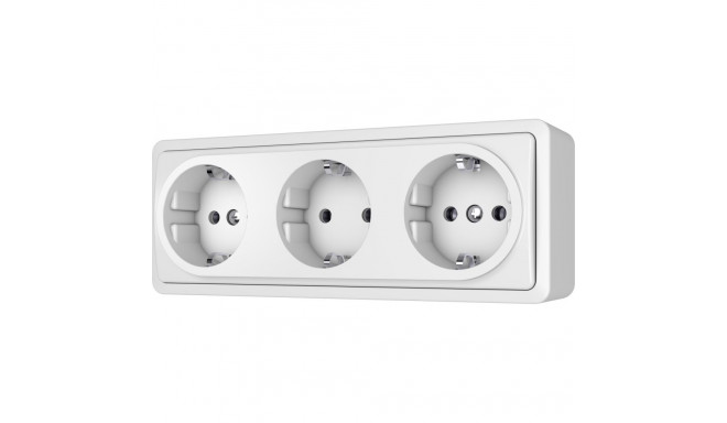 SOCKET 3PL SL+250 WHITE